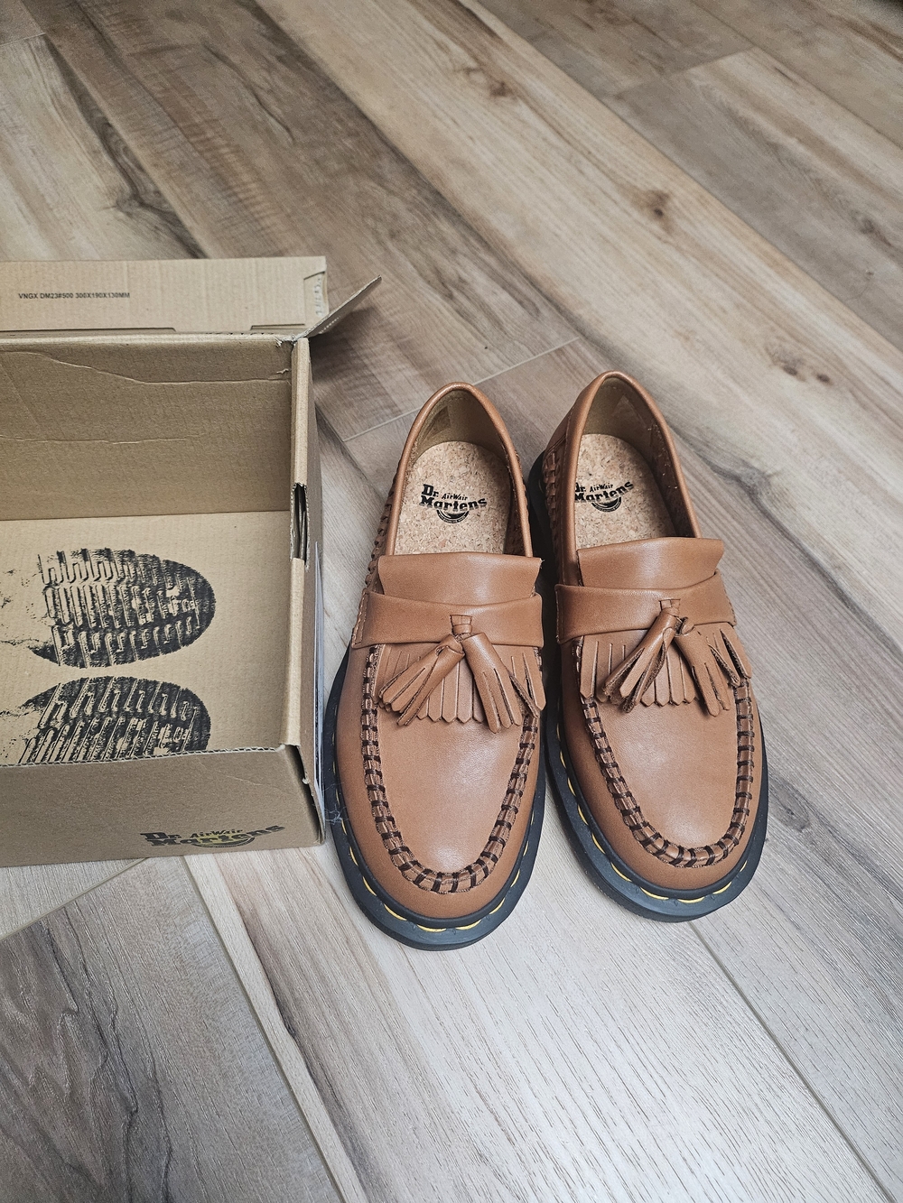 Dr. Martens Women's Size 6/6.5 - Brown Leather Tassel Penny Loafers
